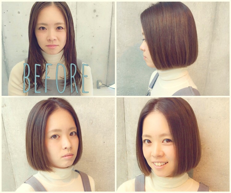 小顔ではねないボブ 前下がりボブが日本人に合う理由 ショートヘアのトリセツ