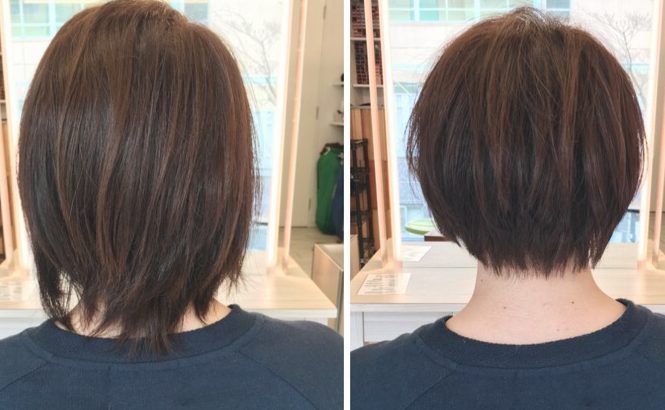 首が細く顔は小さく ショートヘアにするといいことがありますよ ショートヘアのトリセツ