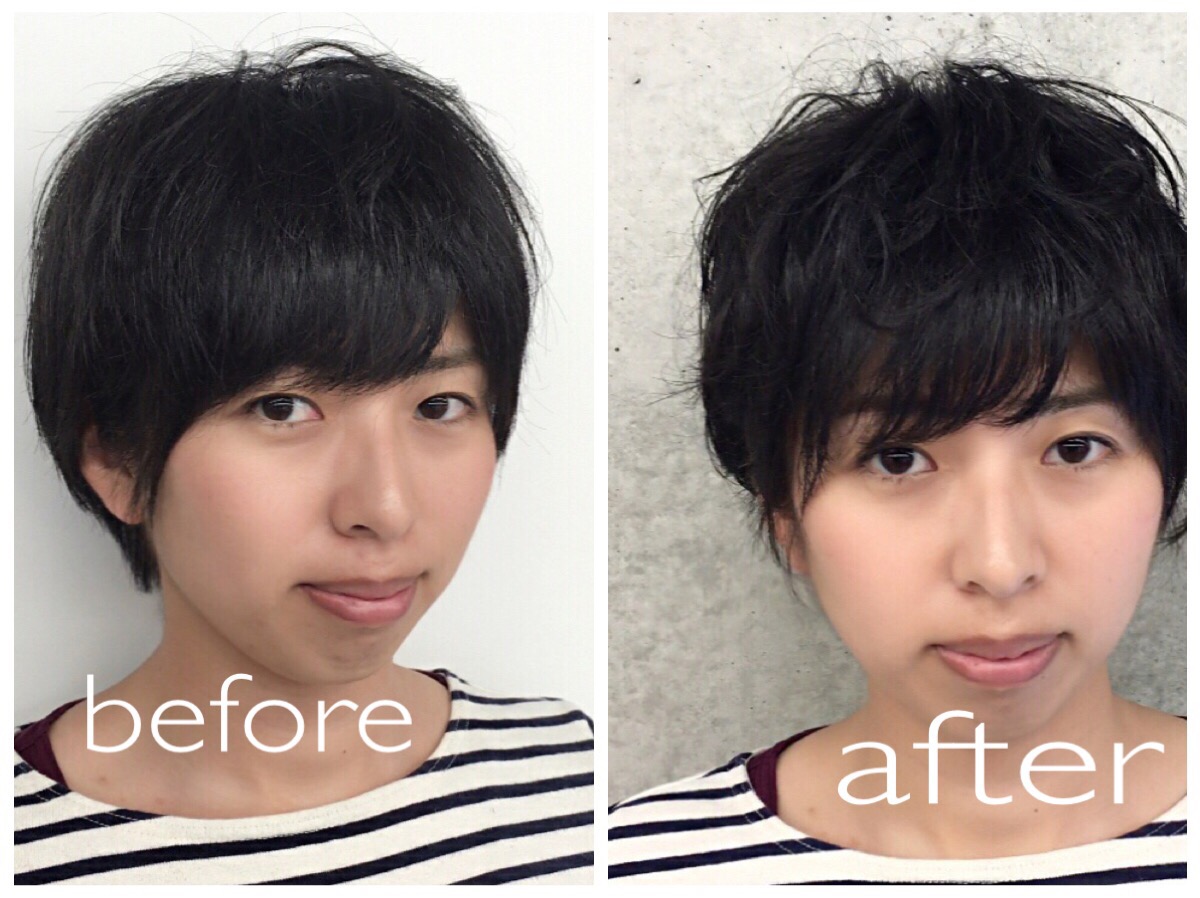 硬くて太い髪質 ショートヘアに最適なパーマをかけると ショートヘアのトリセツ