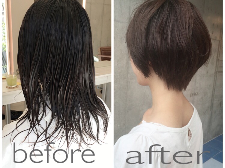 ストレートな髪質でもパーマをかけずふわっとするショートヘア ショートヘアのトリセツ