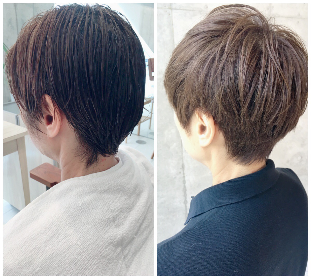 えりあしが下まで生えて深いけど ショートヘアなら解決 ショートヘアのトリセツ