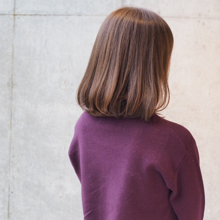 【肩についても気にならない】今っぽいこなれたワンカールボブ。 ショートヘアのトリセツ