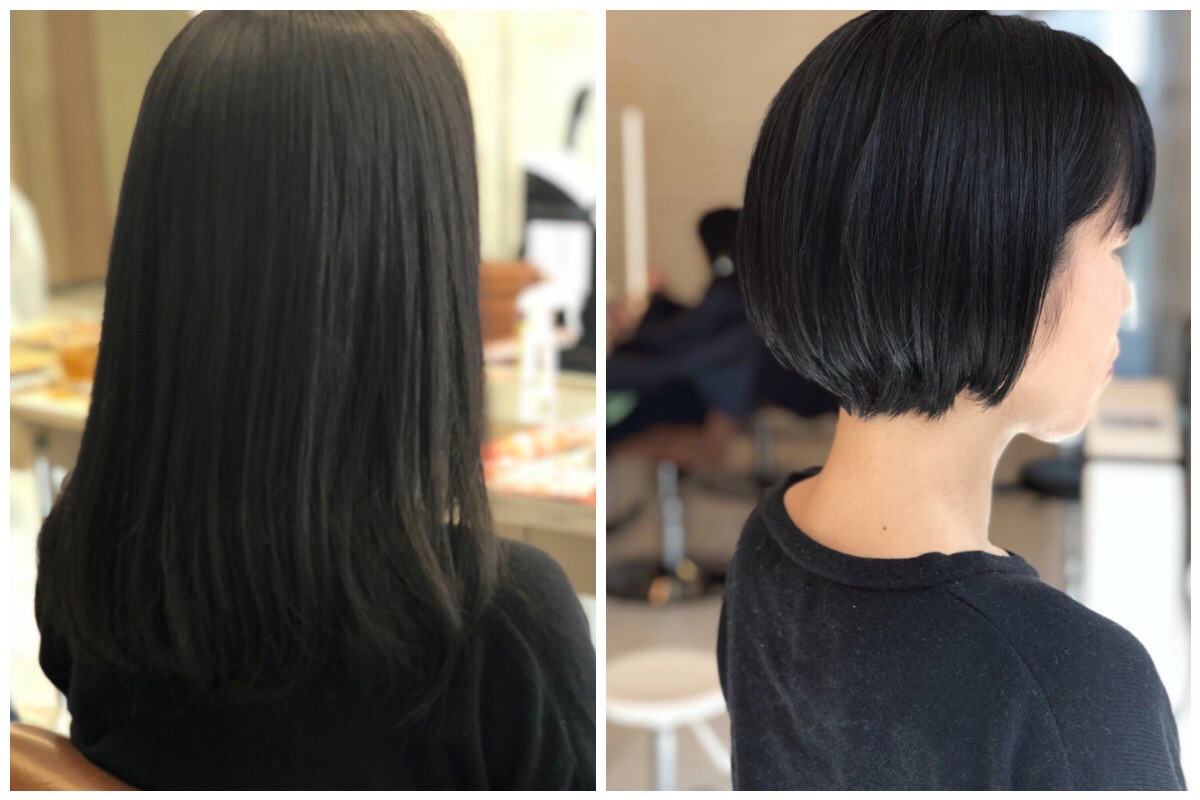 重く見える黒髪をすっきりしたボブにするために ショートヘアのトリセツ