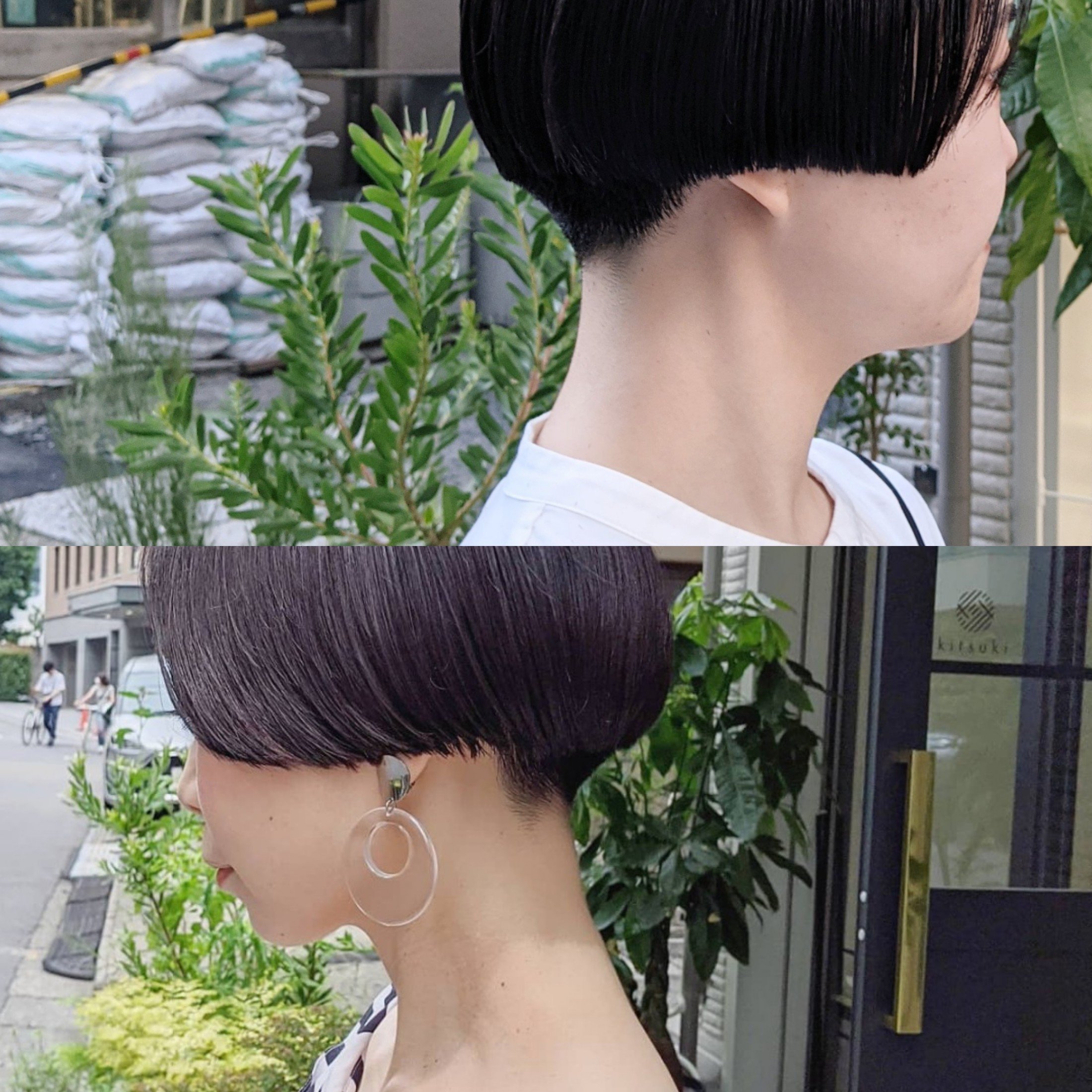 テクノ カット 女性