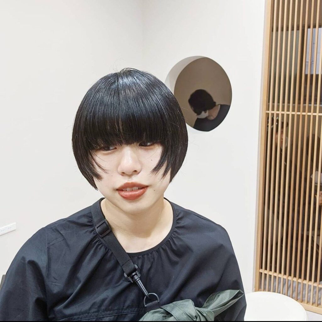 髪型 ボブ 姫カット